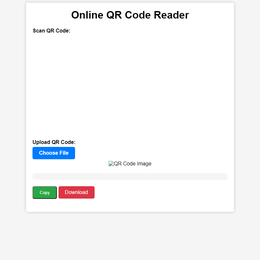 Online QR Code Reader