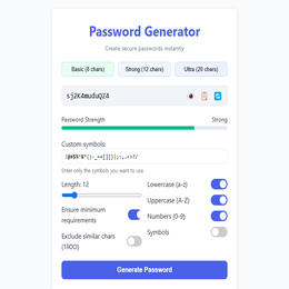 Secure Password Generator