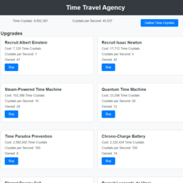 Time Travel Agency