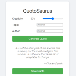 QuotoSaurus
