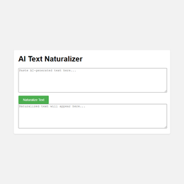 AI Text Naturalizer